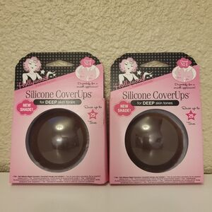 NWT Hollywood Fashion Secrets Silicone Coverups for Deep Skin Tones